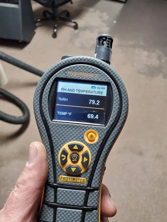 Moisture meter humidity assessment for Fire & Smoke Damage Restoration in Monaca